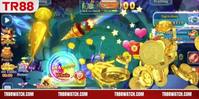 Hệ thống phân tầng khu vực bắn cá 5 sao TR88